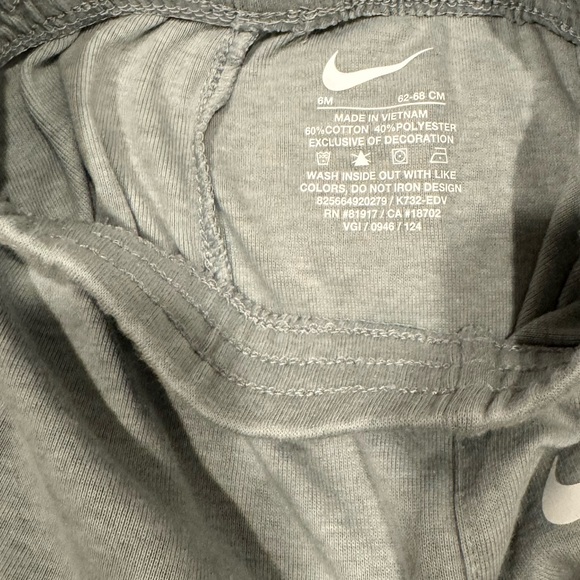 Nike Baby Jogger Sweatpants Green Swoosh Logo 6M Unisex - Picture 5 of 5